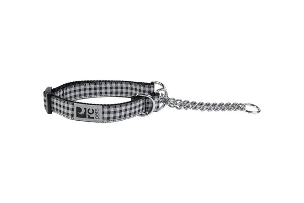 RC Pets Training Dog Collar, Black Gingham