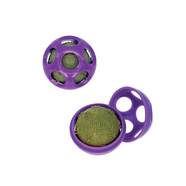 KONG Blissy Moon Ball avec Paw Ball jouet pour chat en herbe à chat
