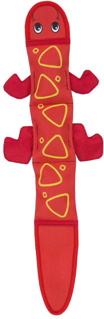 Outward Hound Fire Biterz Jouet pour chien Lézard, Rouge