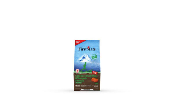 Nourriture sèche pour chiens FirstMate Cage Free Canard Meal & Citrouille Small Bites