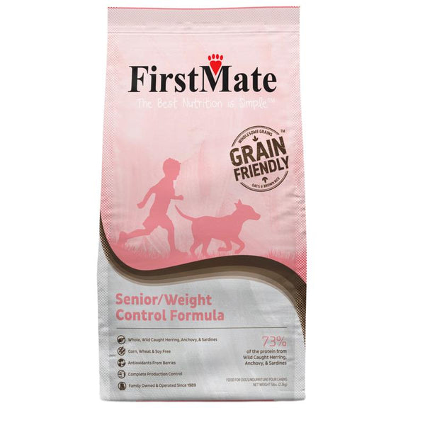 Nourriture sèche pour chiens FirstMate Senior/Weight Control Formula