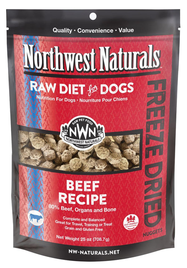 Northwest Naturals Raw Diet Beef Nuggets Freeze-Dried Dog Food