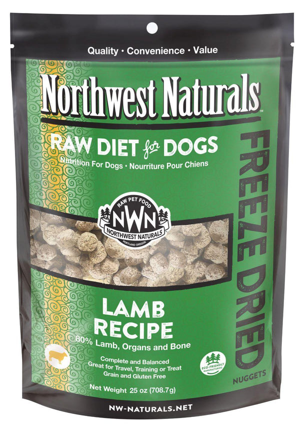 Northwest Naturals Raw Diet Lamb Nuggets Freeze-Dried Dog Food