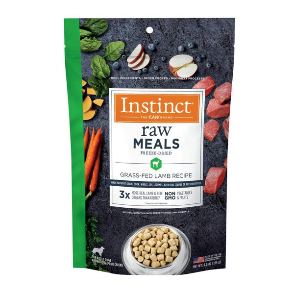 Instinct Raw Meals Grass-Fed Lamb Freeze-Dried Dog Food