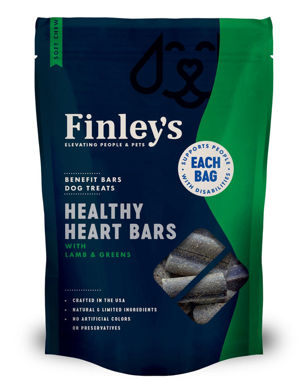 Finley's Barres Benefit Cœur Sain Friandises molles pour chiens
