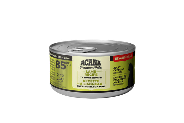 ACANA Premium Pate Lamb Recipe in Bone Broth Wet Cat Food Can (CA)