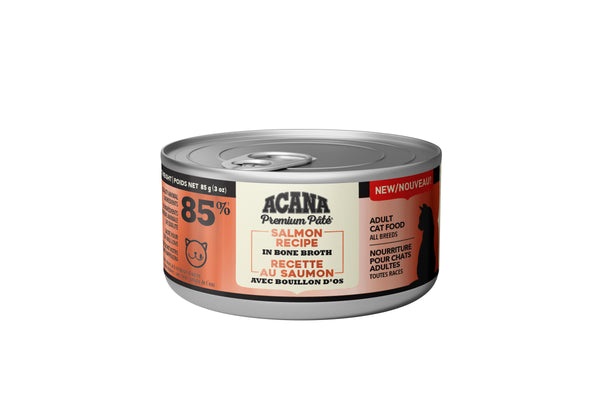 ACANA Premium Pate Salmon Recipe in Bone Broth Wet Cat Food Can (CA)
