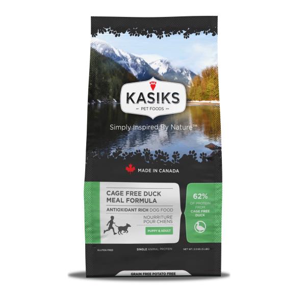 KASIKS Cage Free Duck Meal Formula Dry Dog Food