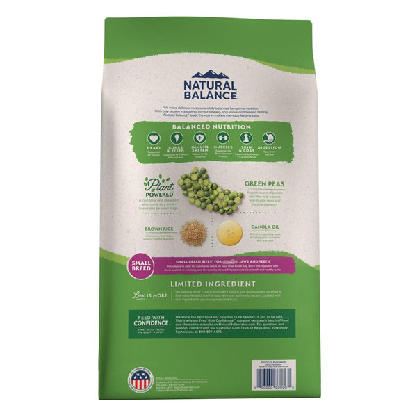 Natural Balance Limited Ingredient Vegetarian Recipe Small Breed Dry Dog Food