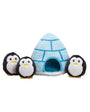 Patchwork Pet Jouet chien Igloo et pingouins de Noël