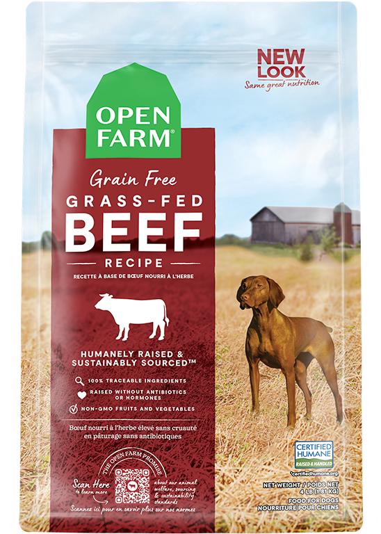 Open Farm Grass-Fed Beef Recipe Grain-Free Dry Dog Food