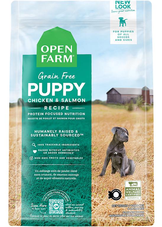 Open Farm Puppy Chicken & Salmon Recipe Grain-Free Dry Dog Food
