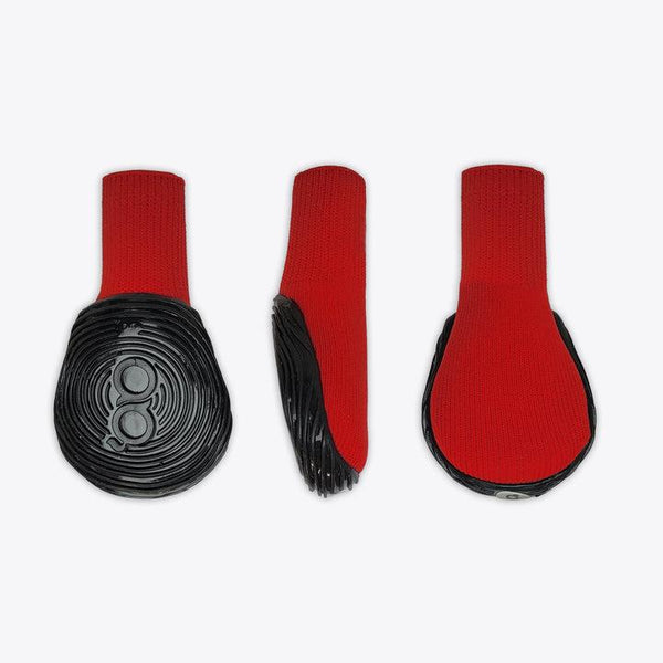 Goo-eez Athleticaz Dog Boots, Red/Black, 2-pk
