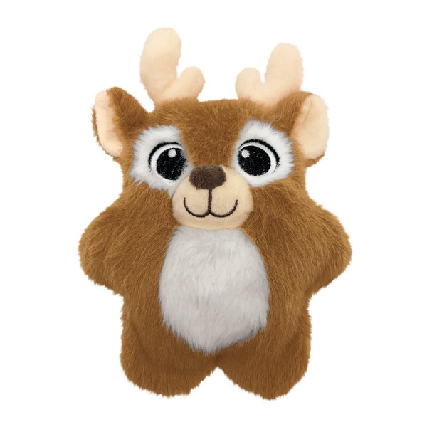KONG Holiday Snuzzles Reindeer Dog Toy, Tan