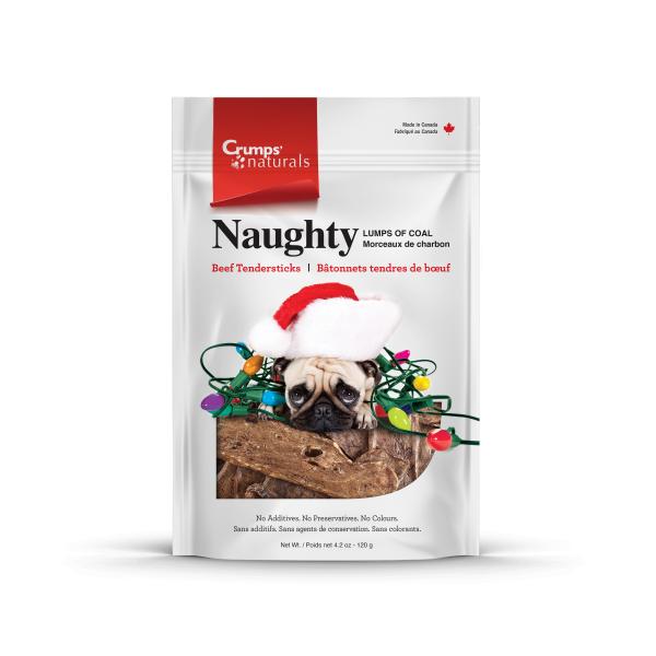 Gâteries pour chiens Crumps' Naturals Naughty Lumps of Coal boeuf Tendersticks