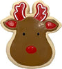 foufouBRANDS Jouet pour chien en latex à mâcher biscuit de sucre de Noël Rudolph