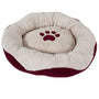 Aspen Pet Lit rond avec applique patte pour animaux