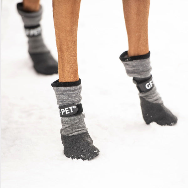 GF Pet All Terrain Dog Boots, Charcoal Grey