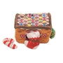 Snugarooz Jouet pour chien Cache-cache Maison en pain d'épices, 6-in