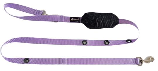 Smoochy Poochy Nylon Hands-Free Dog Leash, Lavendar