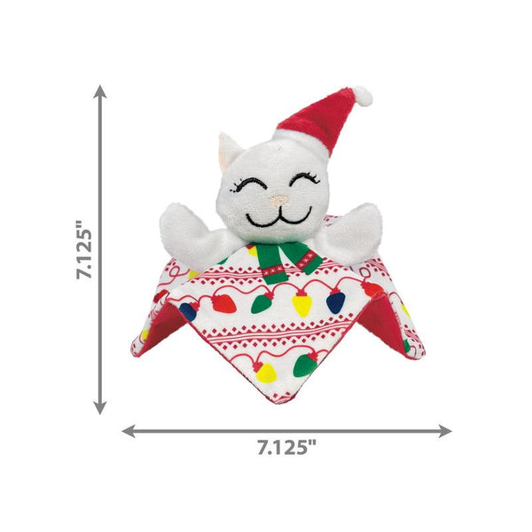 KONG Holiday Crackles Santa Kitty Jouet pour Chat Lumières de Noël Taille Unique