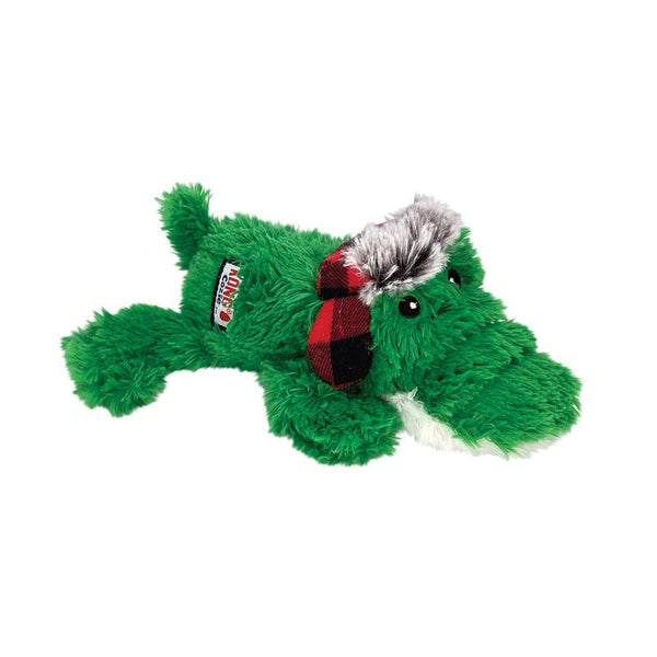 KONG Holiday Cozie Alligator Dog Toy