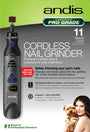 Andis Limeuse professionnelle sans fil pour ongles d'animaux à 6 vitesses.