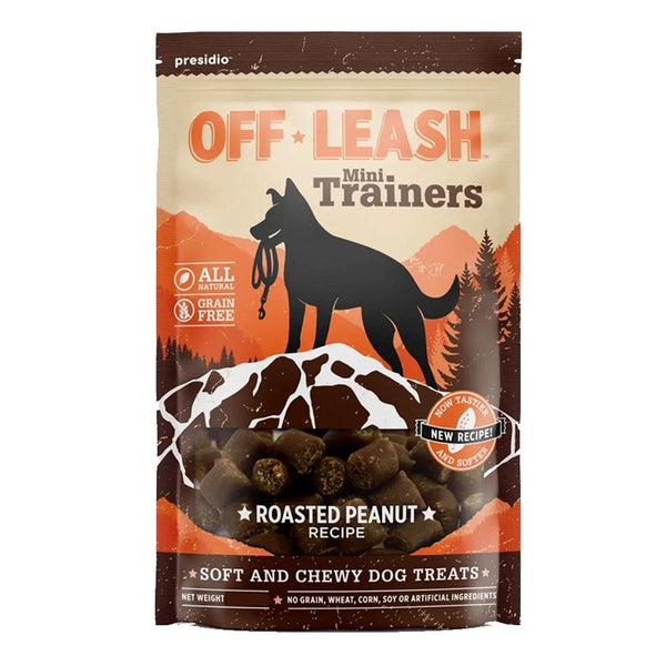 Off-Leash Mini Trainers Roasted Peanut Recipe Dog Treats