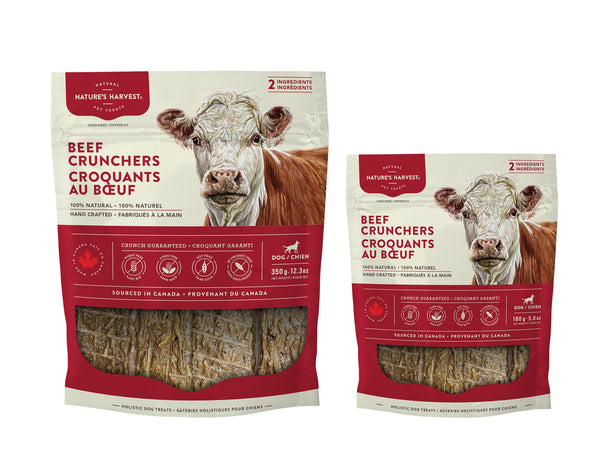 Nature's Harvest Beef Crunchers Dog Treats