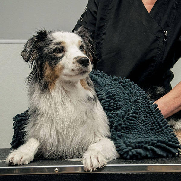 Shedrow K9 Super Pet Towel, Grey, One Size