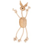 Shedrow K9 Jute, Rope & Suede Rabbit Dog Toy