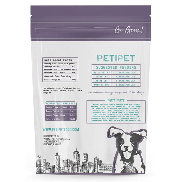 Petipet Omega DHA Bars Dog Supplement