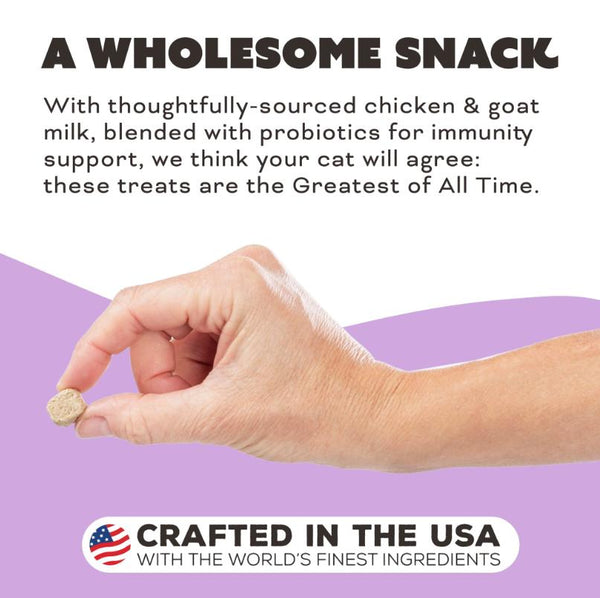 Primal The G.O.A.T. Friandises pour chats au poulet et lait de chèvre lyophilisées