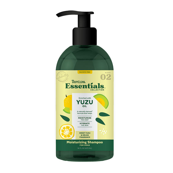 Tropiclean Essentials Yuzu Oil Moisturizing Dog Shampoo
