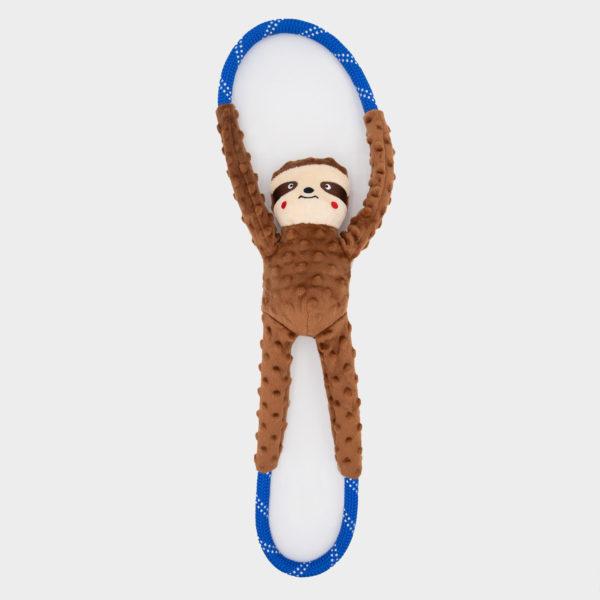 ZippyPaws Jouet chien Paresseux RopeTugz