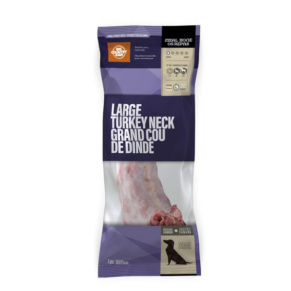 Big Country Friandises pour chiens Os de cou de dinde cru, Grand