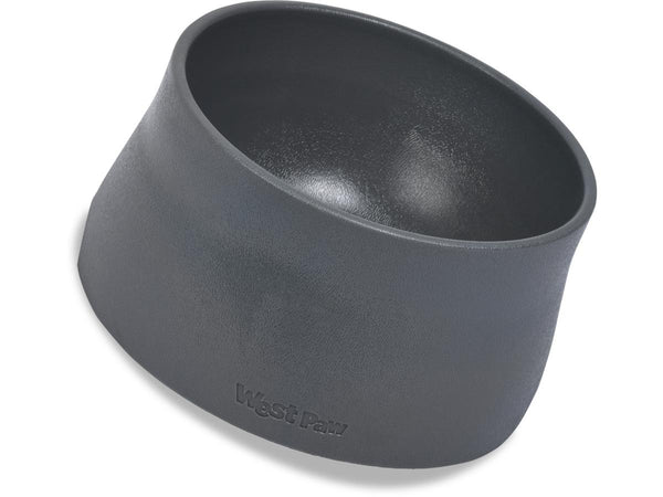 West Paw Gamelle antidérapante Seaflex pour chien, Sea Fog