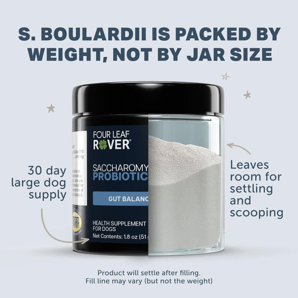 Four Leaf Rover Saccharomyces Boulardii Dog Supplement