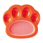 PetDreamHouse Paw Distributeur lent & tapis à lécher 2 en 1 pour animaux, Orange