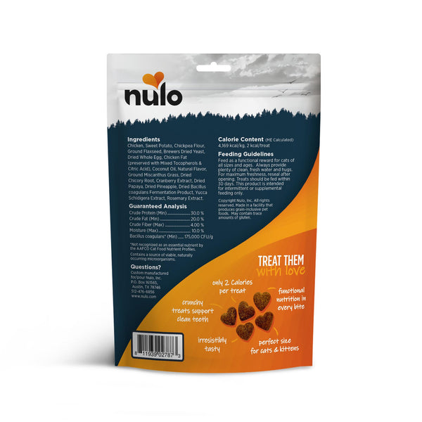 Nulo Friandises fonctionnelles pour chats Saveur Poulet pour la santé digestive