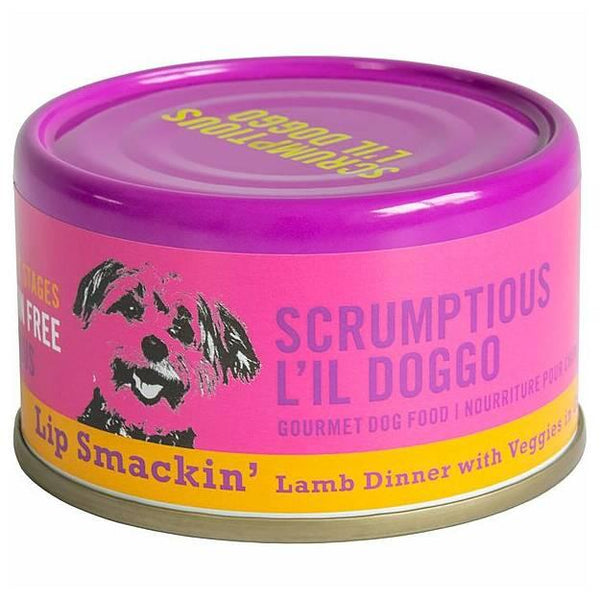 Scrumptious Doggo Lip Smack' Lamb Dinner with Veggies in Gravy Wet Dog Food Can