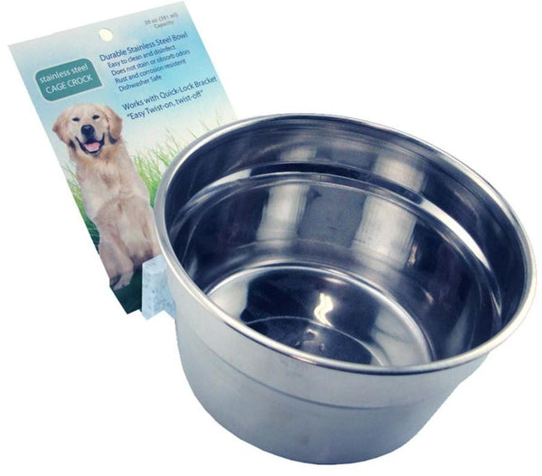 Lixit Gamelle pour chien en acier inoxydable