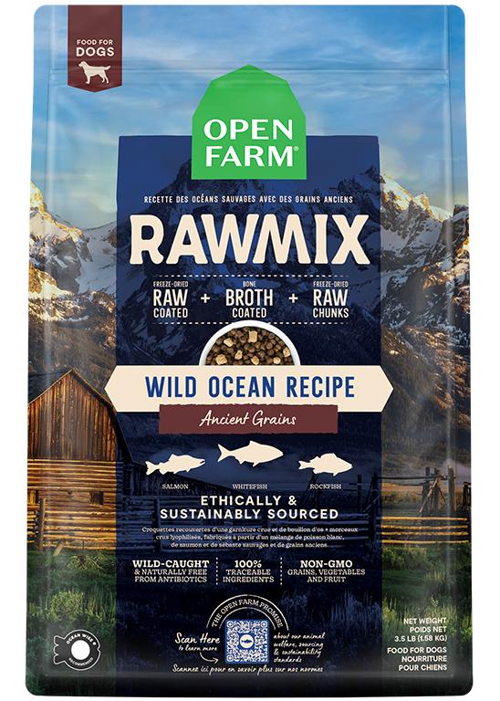 Open Farm RawMix Wild Ocean Recipe Ancient Grains Dry Dog Food