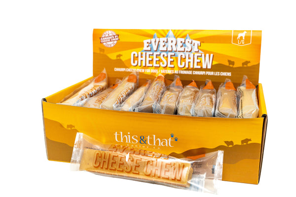 This & That Everest Cheese Chew gâteries pour chien (CA), Grand