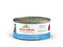 Almo Nature HQS Natural Tuna Fillet Entree in Broth Wet Dog Food Can