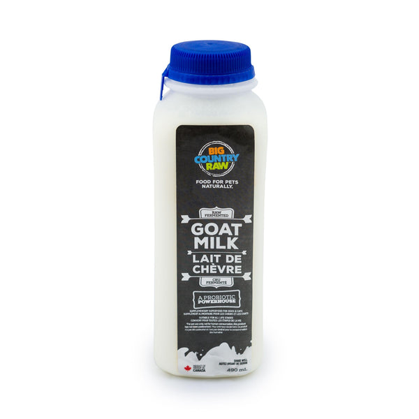 Big Country Raw Lait cru non pasteurisé de chèvre pour chiens et chats