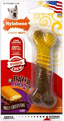 Nylabone DuraChew Flavor Frenzy Cheesesteak Flavored Bone Dog Toy