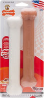 Nylabone DuraChew Lot de 2 jouets pour chiens en os à saveur de bacon et de poulet