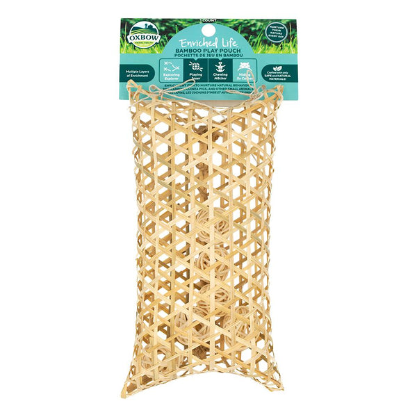 Oxbow Enriched Life Bamboo Play Pouch Small Animal Toy
