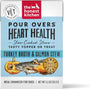 The Honest Kitchen Functional Pour Overs Améliorateur de repas Cœur en santé Bouillon de dinde & Ragoût au saumon pour chiens